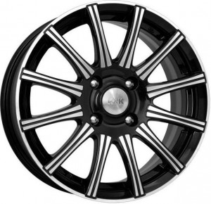 Литой диск КиК Сиеста 6x15/4x100 D60.1 ЕТ50 Алмаз черный