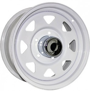 Штампованный диск J and L Racing J263-08 8х16/6х139.7 D110.1 ЕТ-19 Белый с колпаком