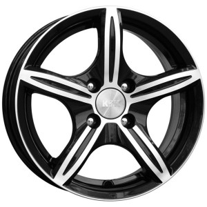 Литой диск КиК Мирель 6x14/5x100 D67.1 ET38 алмаз черный