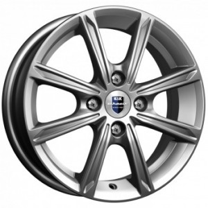 Литой диск КиК Флэш 5x14/4x100 D67.1 ET35 Дарк платинум