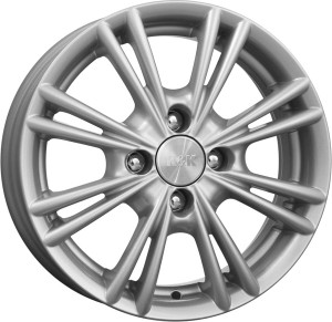 Литой диск КиК Сокол 5.5x14/4x100 D56.5 ET49 сильвер