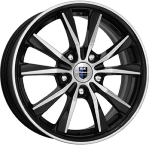 Литой диск КиК Спайдер-оригинал 6.5x16/5x114.3 D66.1 ET50 Алмаз черный