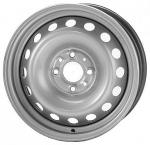 Штампованный диск ТЗСК Renault Logan 5.5x14/4x100 D60.1 ET43 Чёрный глянец