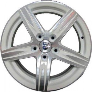 Литой диск КиК Андорра 6x15/5x108 D63.35 ET52.5 алмаз вайт