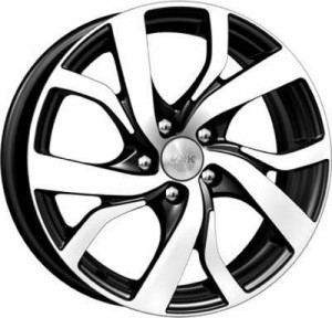 Литой диск КиК Палермо 6.5x16/5x114.3 D67.1 ЕТ40 Алмаз черный