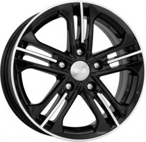 Литой диск КиК Trinity 6x15/5x112 D57.1 ET47 Алмаз черный