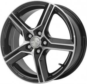 Литой диск Скад Драйв 6.5x16/5x112 D57.1 ET45 Черный матовый