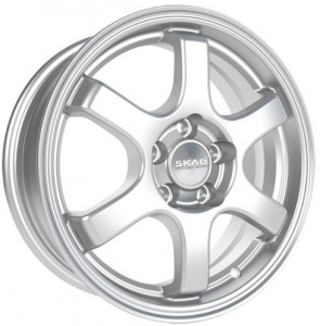 Литой диск Скад Киото 6x15/4x100 D54.1 ET48 Сильвер