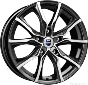 Литой диск КиК Твист-оригинал КС697 7.5x17 5x108 D67.1 ET49 Алмаз-черный