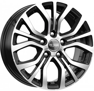 Литой диск КиК КС736 6.5x16/5x112 D66.6 ET40 Алмаз черный