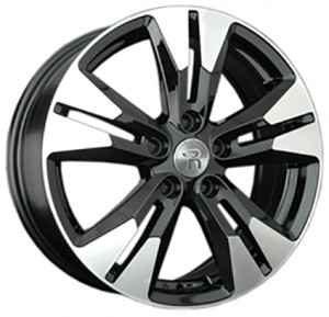 Литой диск Replica LegeArtis H80 6.5x17/5x114.3 D64.1 ET50 BKF
