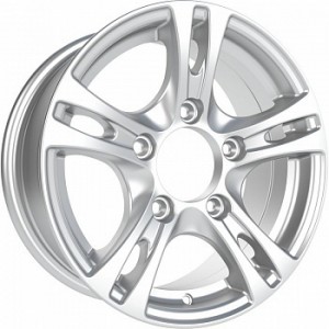 Литой диск Скад Дюна 6.5x15/5x139.7 D98.5 ET40 Сильвер