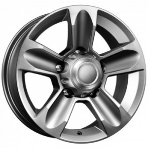 Литой диск КиК Тор КС694 7x16/5x139.7 D110.1 ET20 Дарк платинум