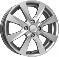 Литой диск КиК КС581 Solaris 6x15/4x100 D54.1 ET48 Сильвер