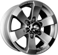 Литой диск КиК Путоран 7x16/6x139.7 D108.5 ЕТ15 Сильвер