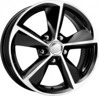 Литой диск КиК КС681 6.5x16/5x114.3 D60.1 ET45 Алмаз черный