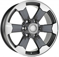 Литой диск Replica TO-69 7.5x17/6x139.7 ET25 106.1 GMFP