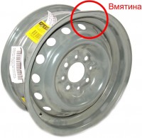 Штампованный диск Eurodisk 42B29C SK 5x13 4x98 ET29 60.1 дефект