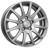 Литой диск КиК Сиеста 5.5x14/5x100 D67.1 ET35 блэк платинум