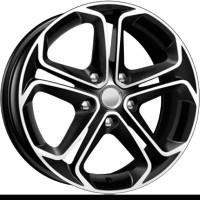 Литой диск КиК КС674 (16_Astra J) 6.5х16/5х105 ЕТ39 D56.6 Алмаз черный