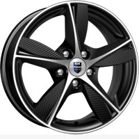 Литой диск КиК Кинезис-оригинал 6.5x16/5x112 D57.1 ET33 Блэк платинум