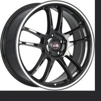 Литой диск Alcasta M30 6.5x16/5x114.3 D60.1 ET45 BKWS