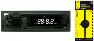 Автомагнитола ACV AVS-1505G + Антенна Триада FM-001 мини