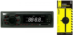 Автомагнитола ACV AVS-1505R + Антенна Триада FM-001 мини