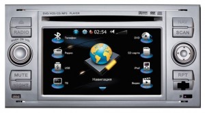 Штатное головное устройство Phantom DVM-8400G i5 для Ford Silver