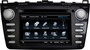 Штатное головное устройство MyDean 7108 Mazda 6