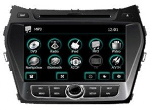 Штатное головное устройство FlyAudio 66027 Navi Hyundai Santa fe 2013