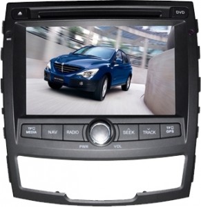 Штатное головное устройство Phantom DVM-8810G iS SsangYong Actyon 2012