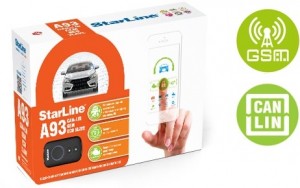 Автосигнализация с автозапуском StarLine A93 CAN-LIN GSM ECO Slave