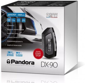 Автосигнализация с автозапуском Pandora DX90