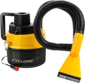 Автопылесос Rolsen RVC-300 Black yellow