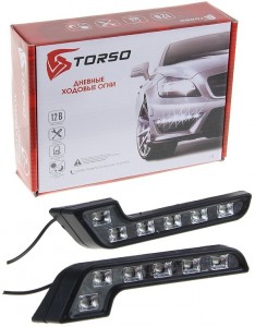 Дневные ходовые огни Torso DRL-6-4 Black