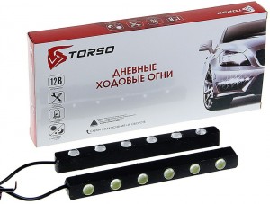 Дневные ходовые огни Torso DRL-6-6 Black