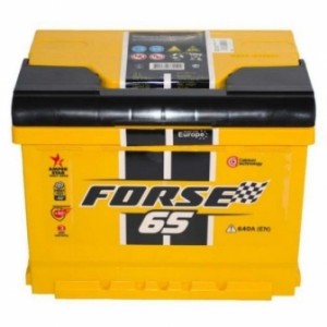 Аккумулятор для легкового автомобиля Forse 65ah 640А пр