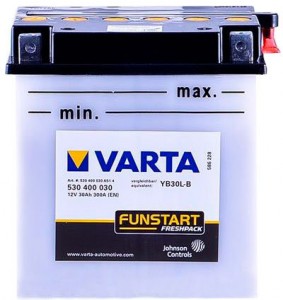 Аккумулятор для мототехники Varta 30Ач Moto 530 400 030 (YB30L-B)