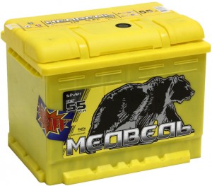 Аккумулятор для легкового автомобиля Медведь Silver Ca/Ca 55 Ач