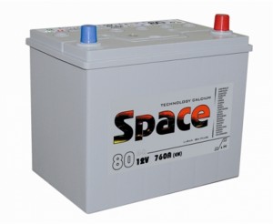 Аккумулятор для легкового автомобиля Space Asia 105D26L