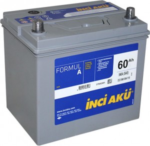 Аккумулятор для легкового автомобиля Inci Aku FormulA Asia 60Ач об