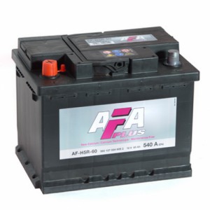 Автомобильный аккумулятор AFA AF-H5R-60 560 127 540 пр