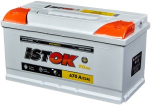 Автомобильный аккумулятор Исток 90 NR 670А о.п