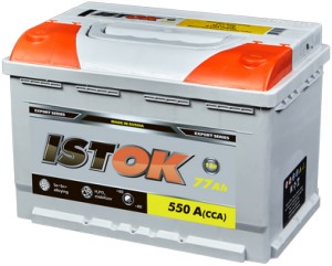 Автомобильный аккумулятор Исток 77 NR 550А о.п