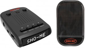 Радар-детектор Sho-me G-900STR White + Противоскользящий коврик на панель