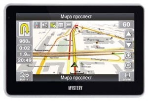 Портативный GPS-навигатор Mystery MNS-540MP Black после сервиса