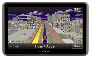 Портативный GPS-навигатор Texet TN-822