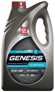 Моторное масло Лукойл GENESIS CLARITECH 5W/30 4л
