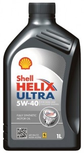 Моторное масло Shell Helix Ultra 5W-40 1л